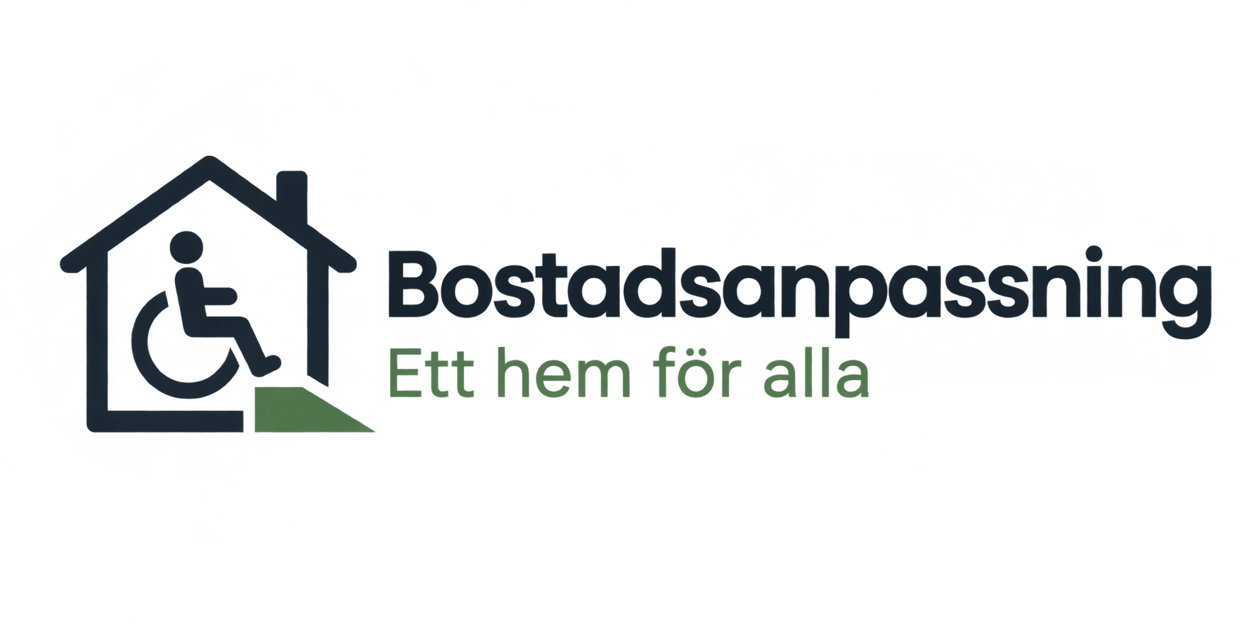 Logotyp: Bostadsanpassning – Ett hem för alla